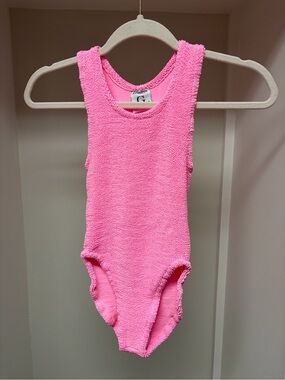 Hunza G Pink One-Piece Bodysuit